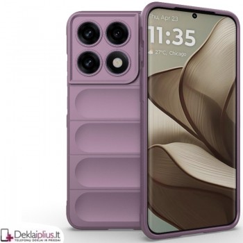 Magic Shield guminis dėklas - violetinis (Motorola Edge 70 Pro)